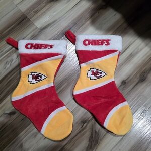 NFL Chiefs Red and Yellow Stockings
